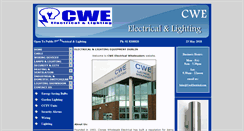 Desktop Screenshot of cweelectrical.com